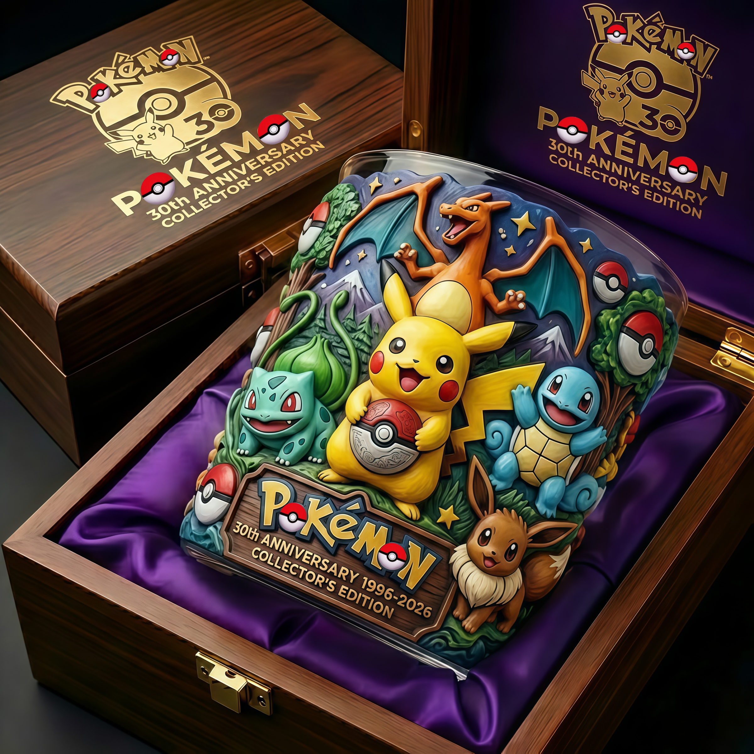 Pokémon 30th Anniversary Commemorative Whiskey Glass