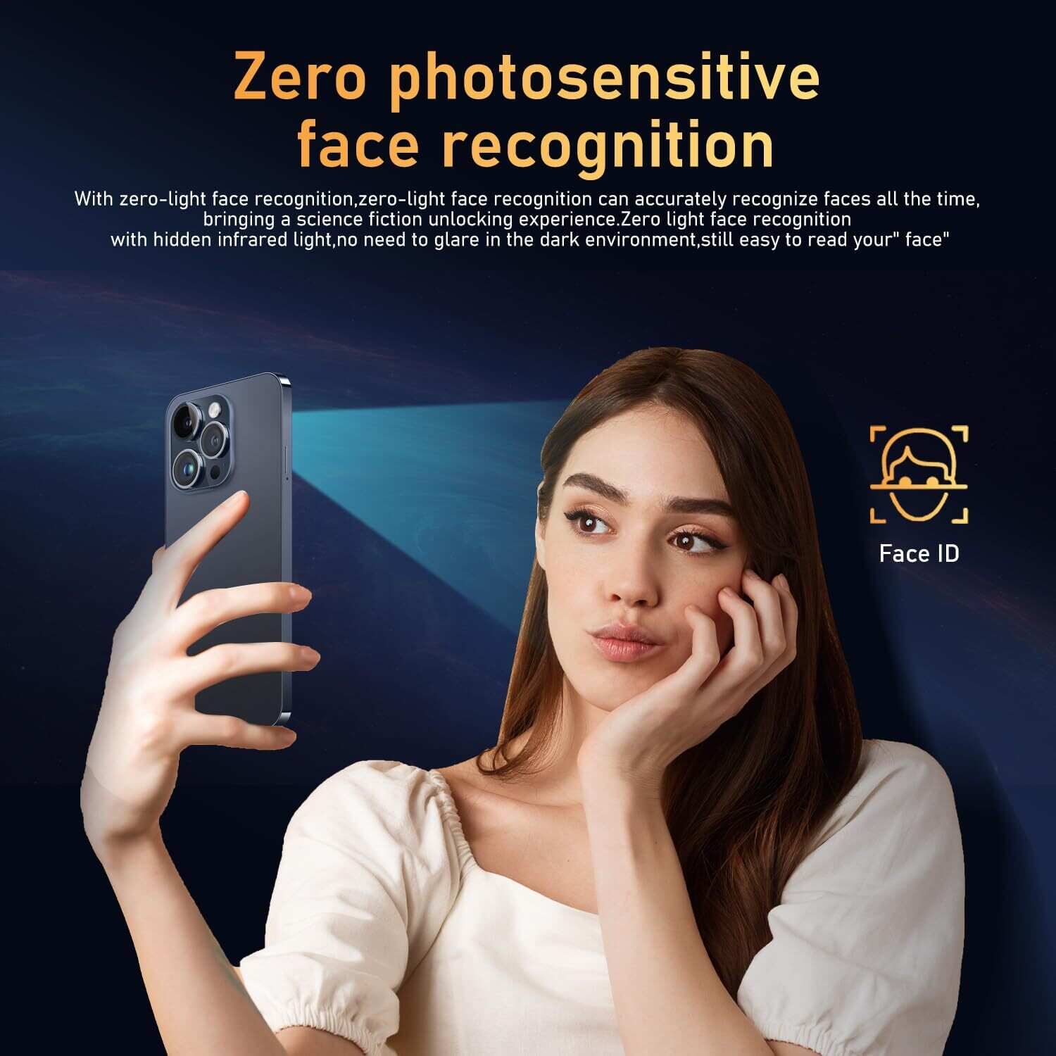 I15 Pro MAX Smartphone Unlocked Cell Phone,Battery 6800mAh 6.8 HD Screen Unlocked Phone,6+256GB Android 13 with 128GB Memory Card,Dual SIM/5G/Fingerprint Lock/Face ID (Blue Titanium, 6+256)