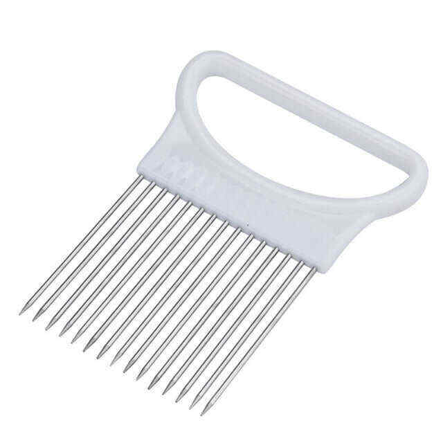 Kitchen Gadgets Onion Slicer Tomato Vegetables Safe Fork vegetables Slicing Cutting Tools