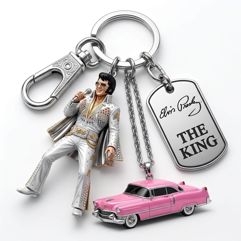 Elvis Presley “The King” Limited Edition Keychain
