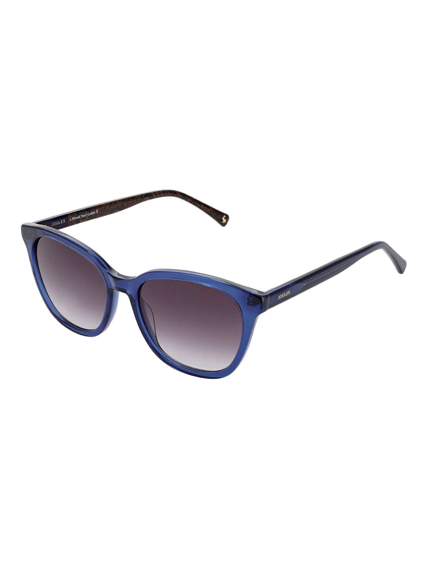 Blue Round Sunglasses
