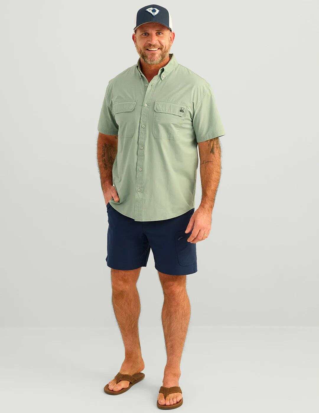 Next Level Short Sleeve Button-Down