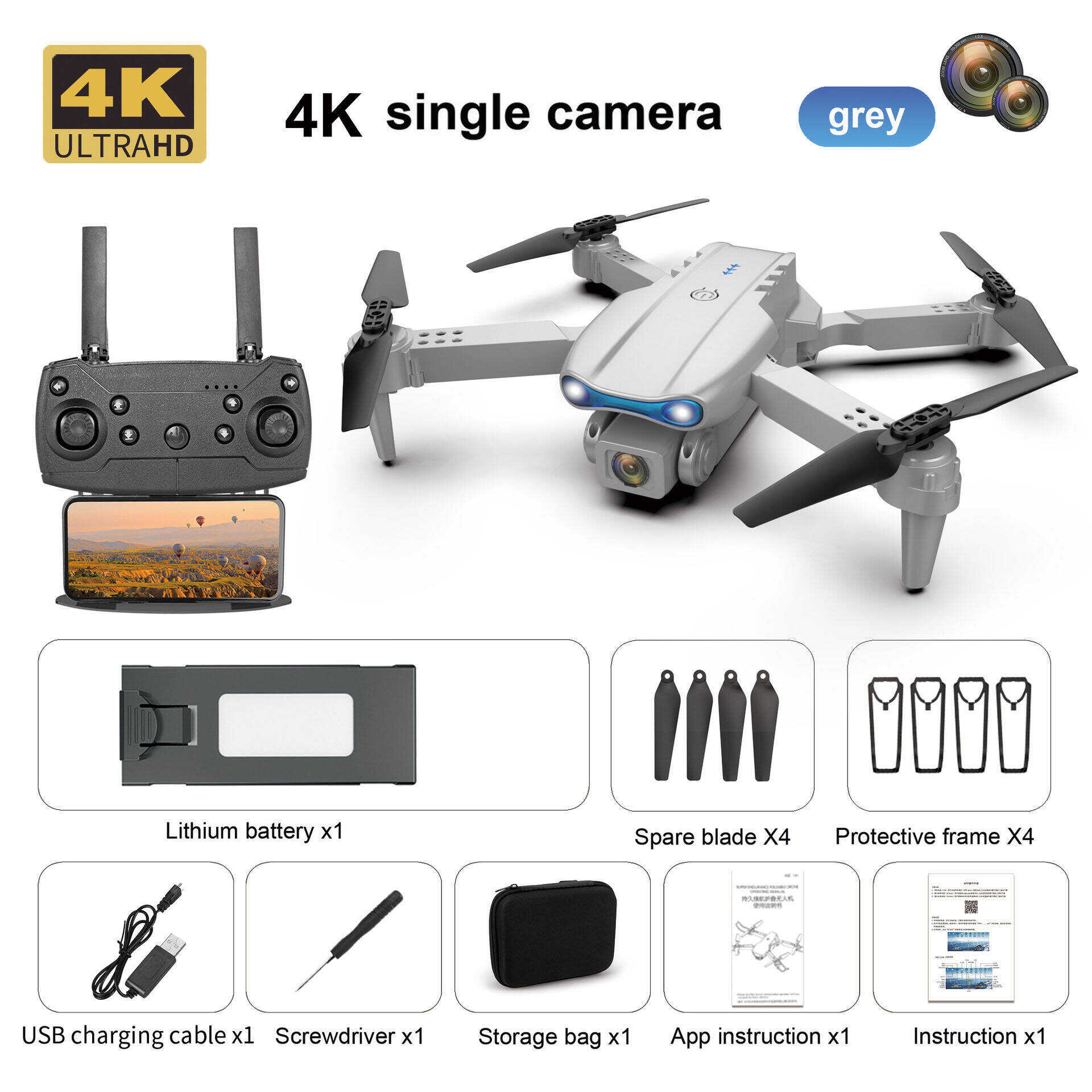 2024 Latest Drone with 6K UHD Camera