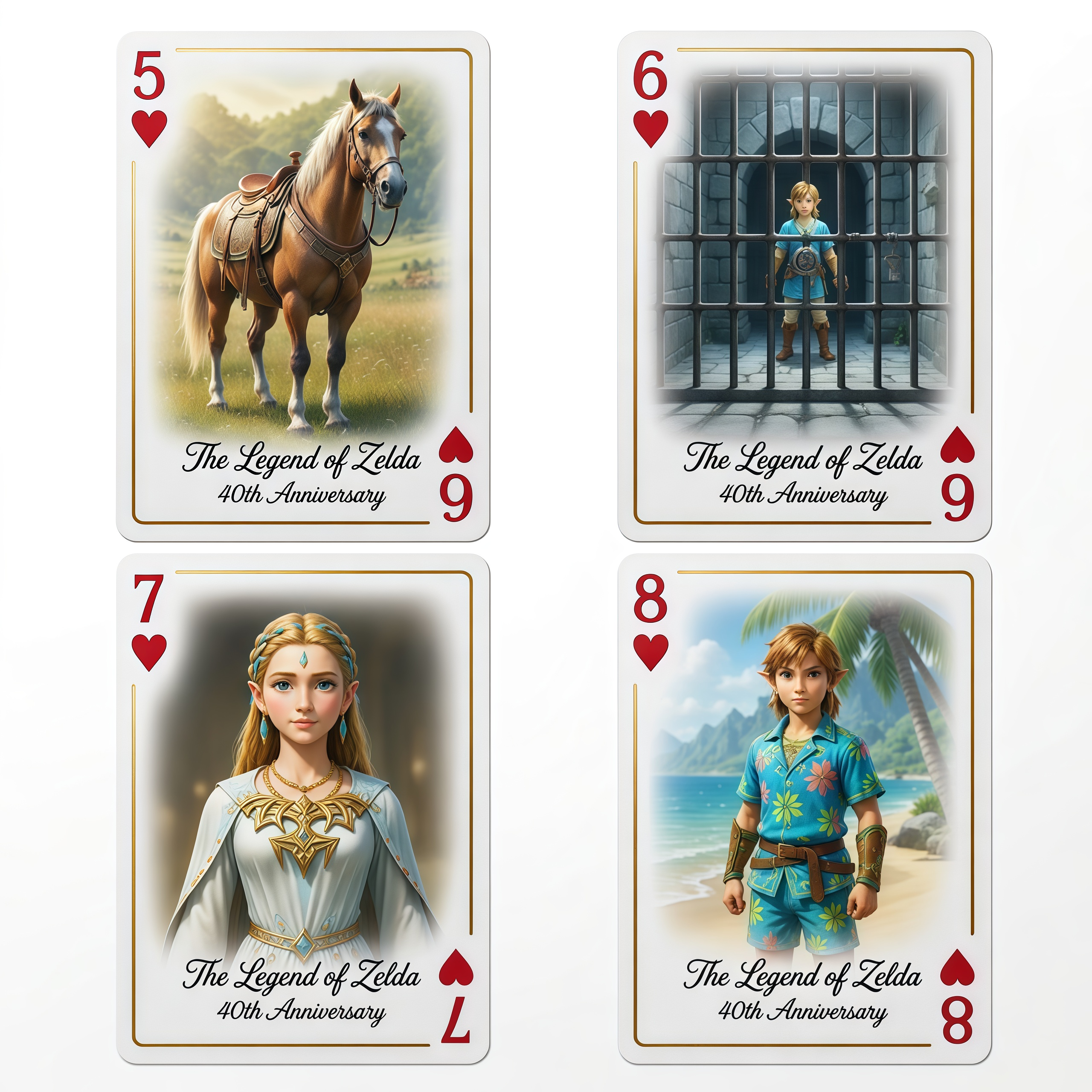 🗡️ The Legend of Zelda 40th Anniversary Playing Cards