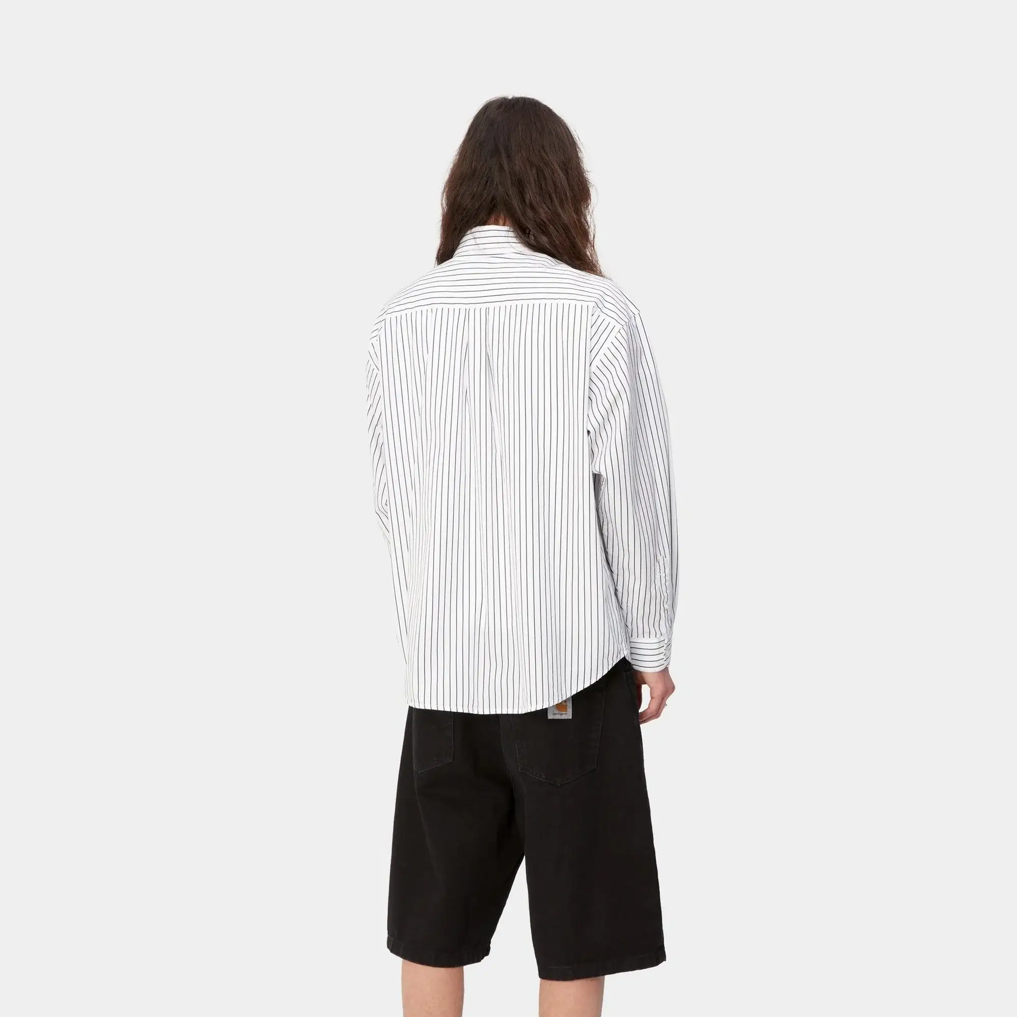 NMLinus Stripe Shirt | Black