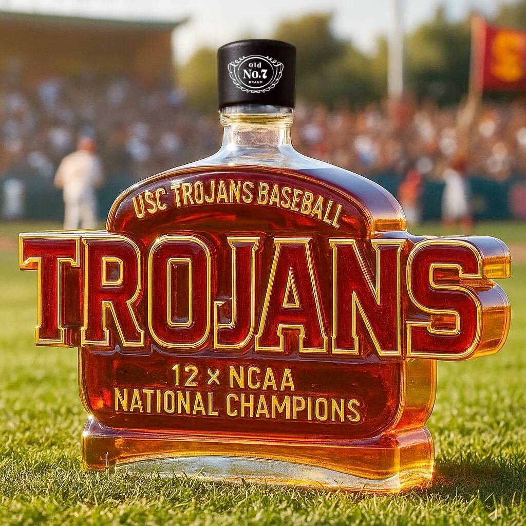 USC TORJANS Limited Edition Whisky Bottle