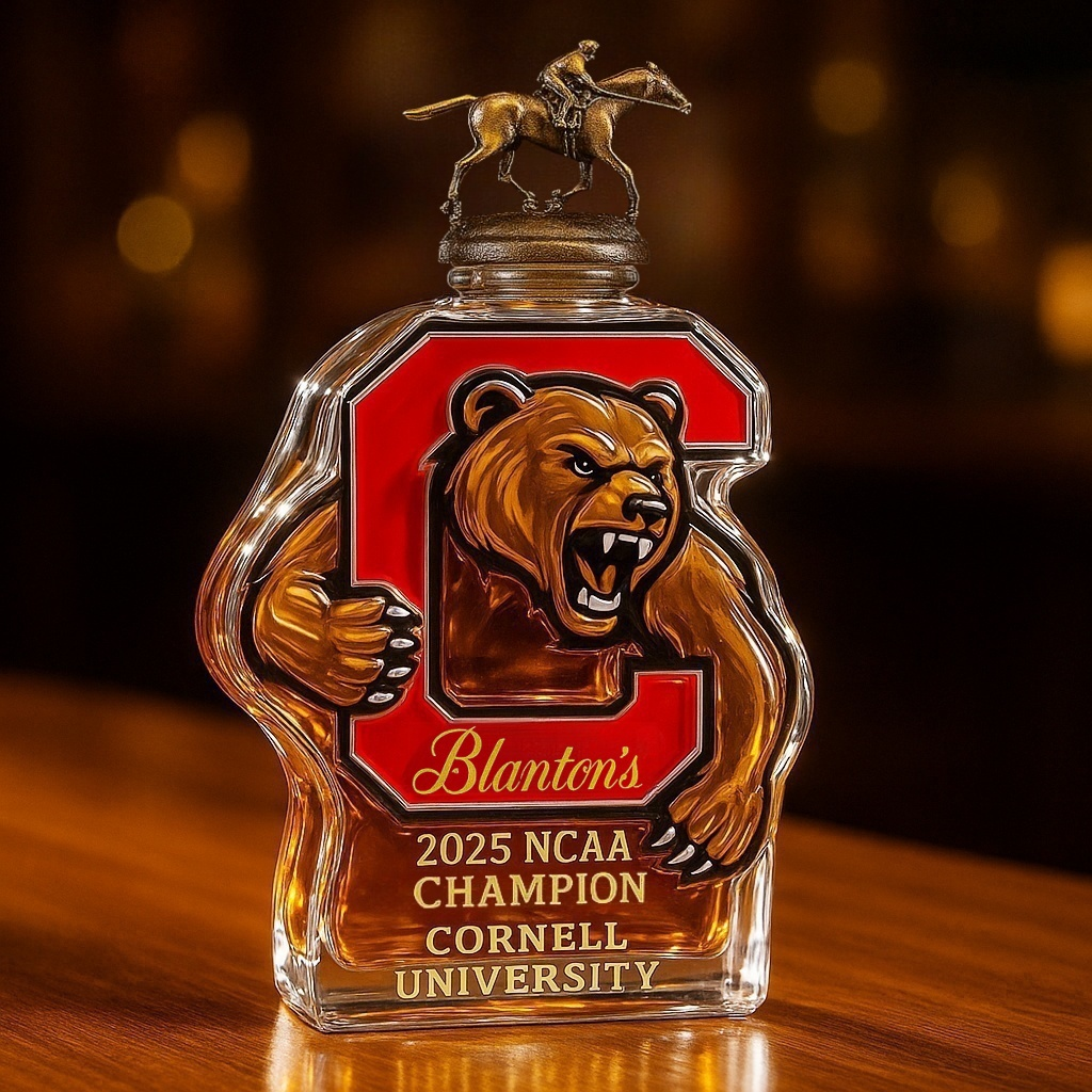 🐻🏆Big Red Bear Whiskey Bottle | 2025 NCAA National Champions