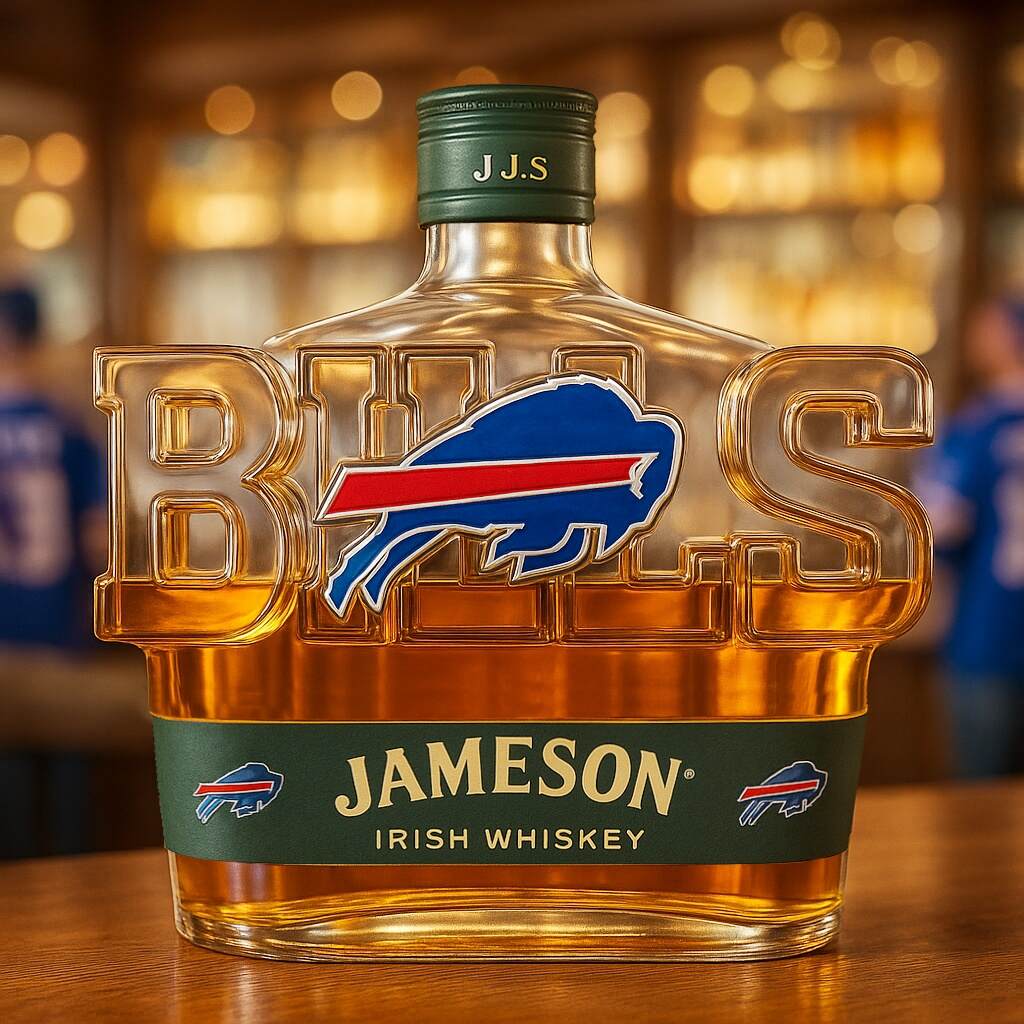 Buffalo Bills Limited Edition Whiskey Bottle