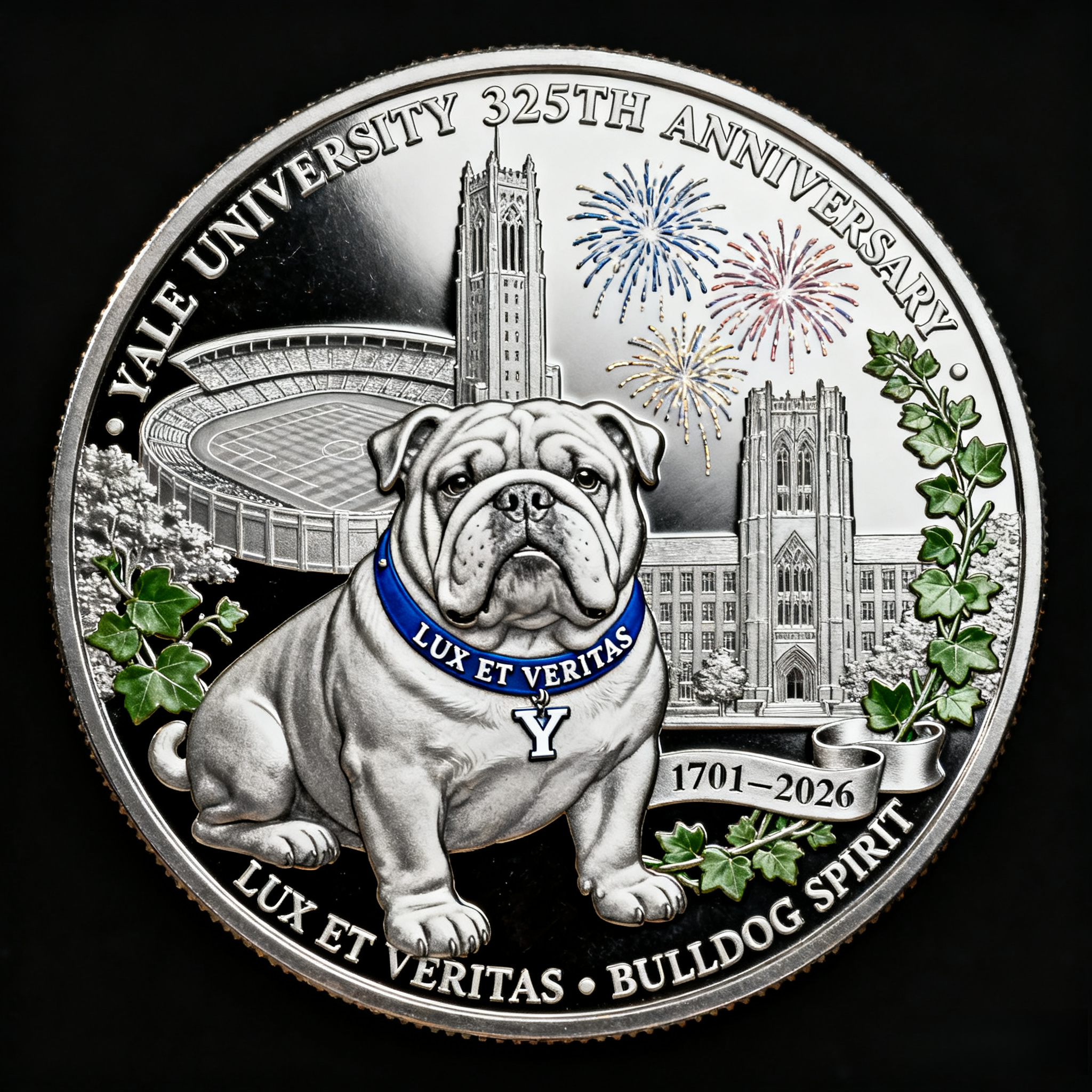 Yale University 325th Anniversary Coin