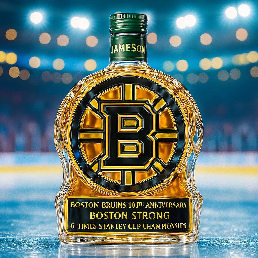 Boston Bruins Honor Whisky Bottle