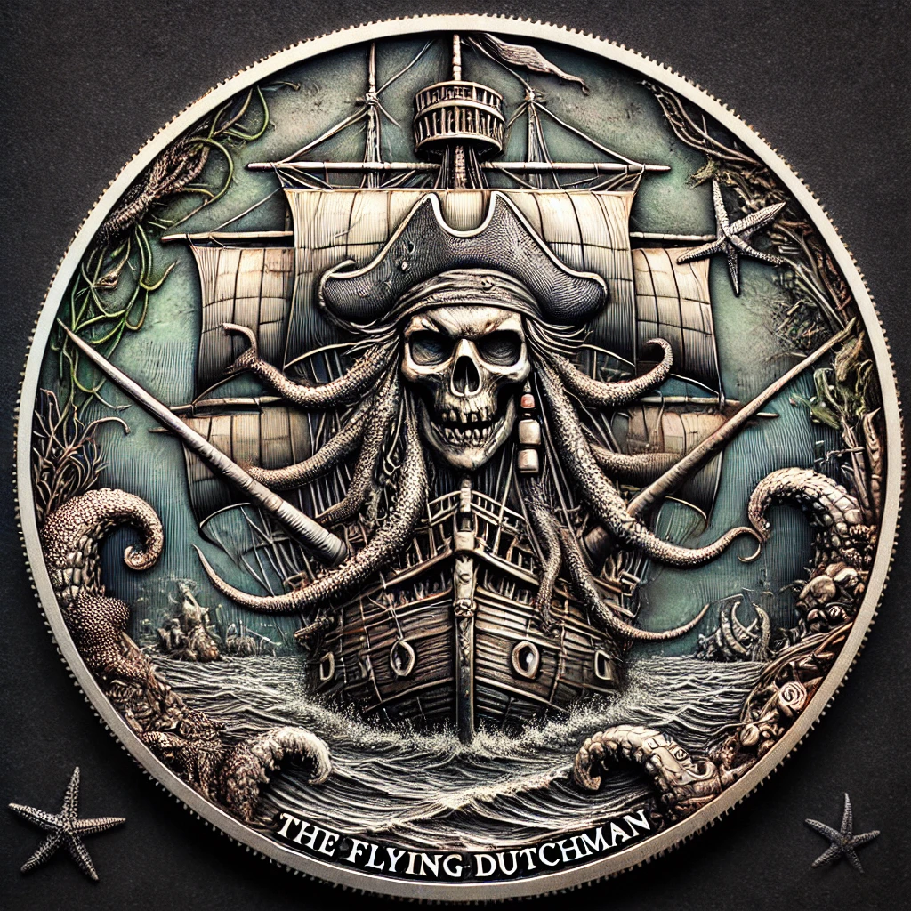 Classic Pirate Ship Coins