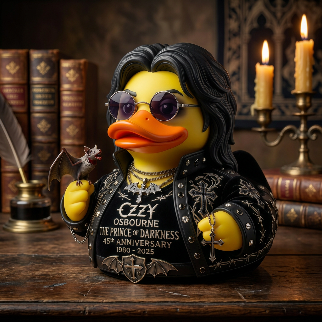 Ozzy Osbourne -The Prince of Darkness Commemorative Duck