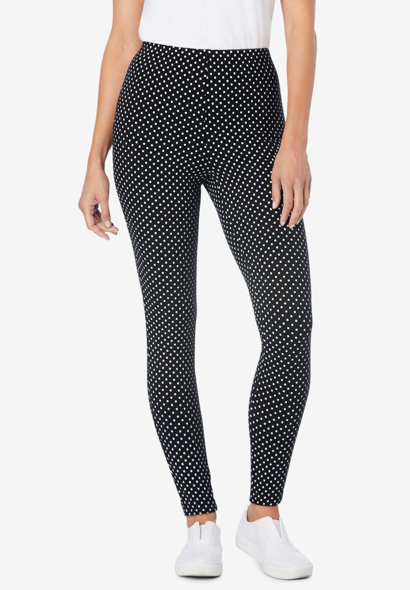 Stretch Cotton Printed Legging