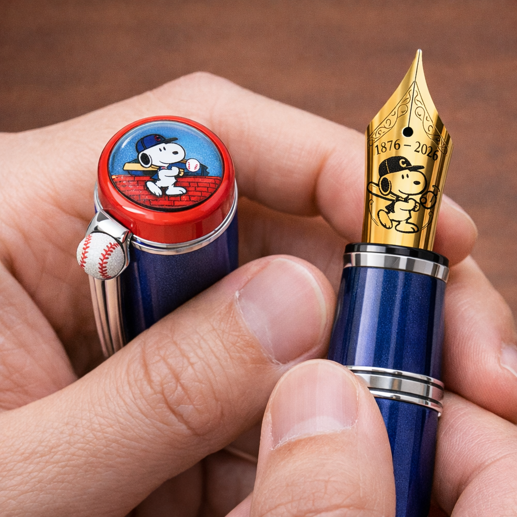 Snoopy × Chicago Cubs 155th Anniversary Fountain Pen