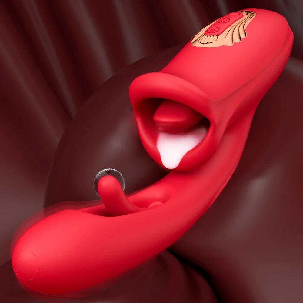 PASSION PULSE Patting Dildo Vibrator: Clit & G-Spot Stimulator