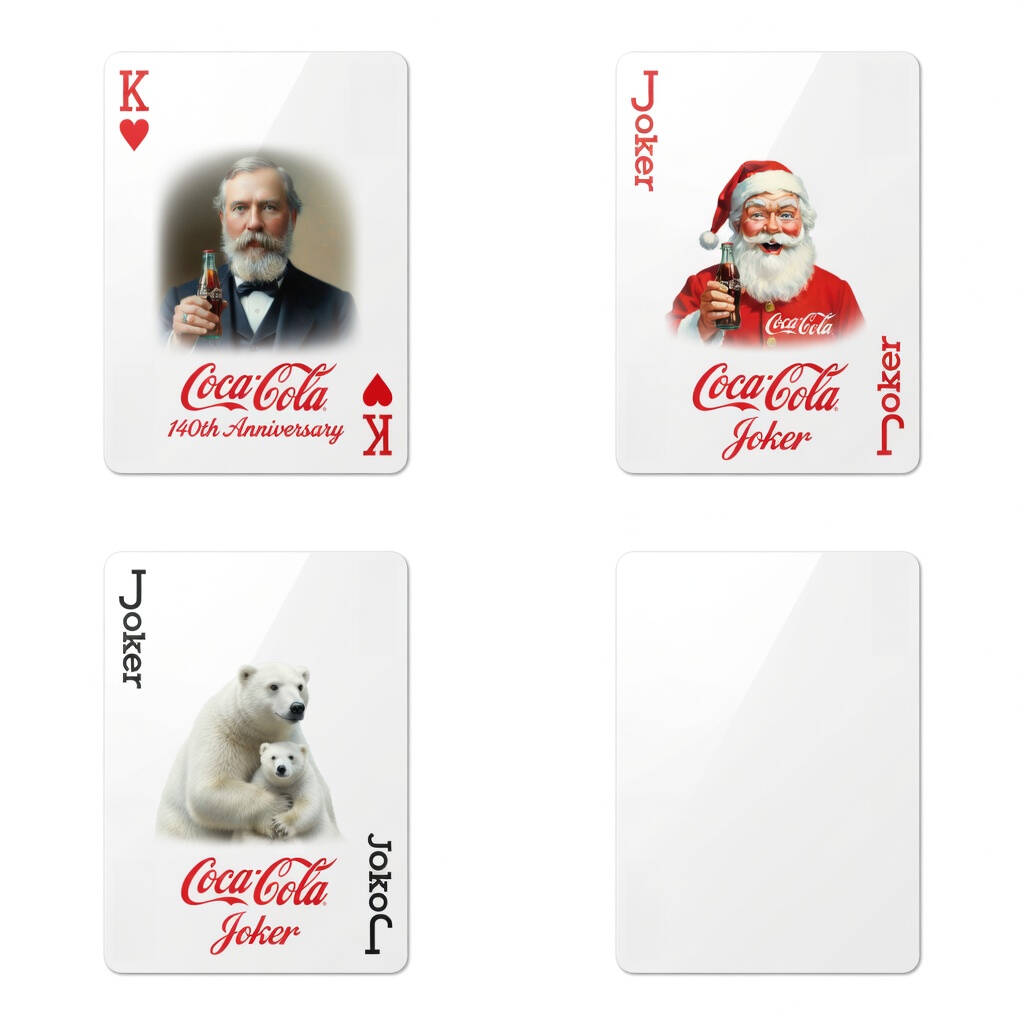 Coca-Cola 140th Anniversary Commemorative Playing Cards