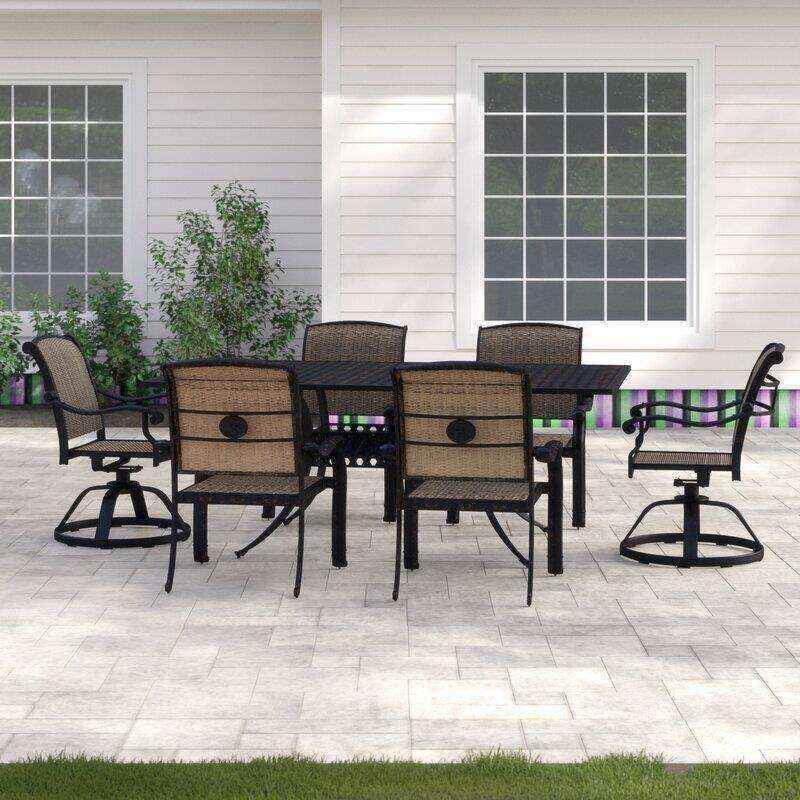 Harland Rectangular 6 - Person 72'' Long Dining Set