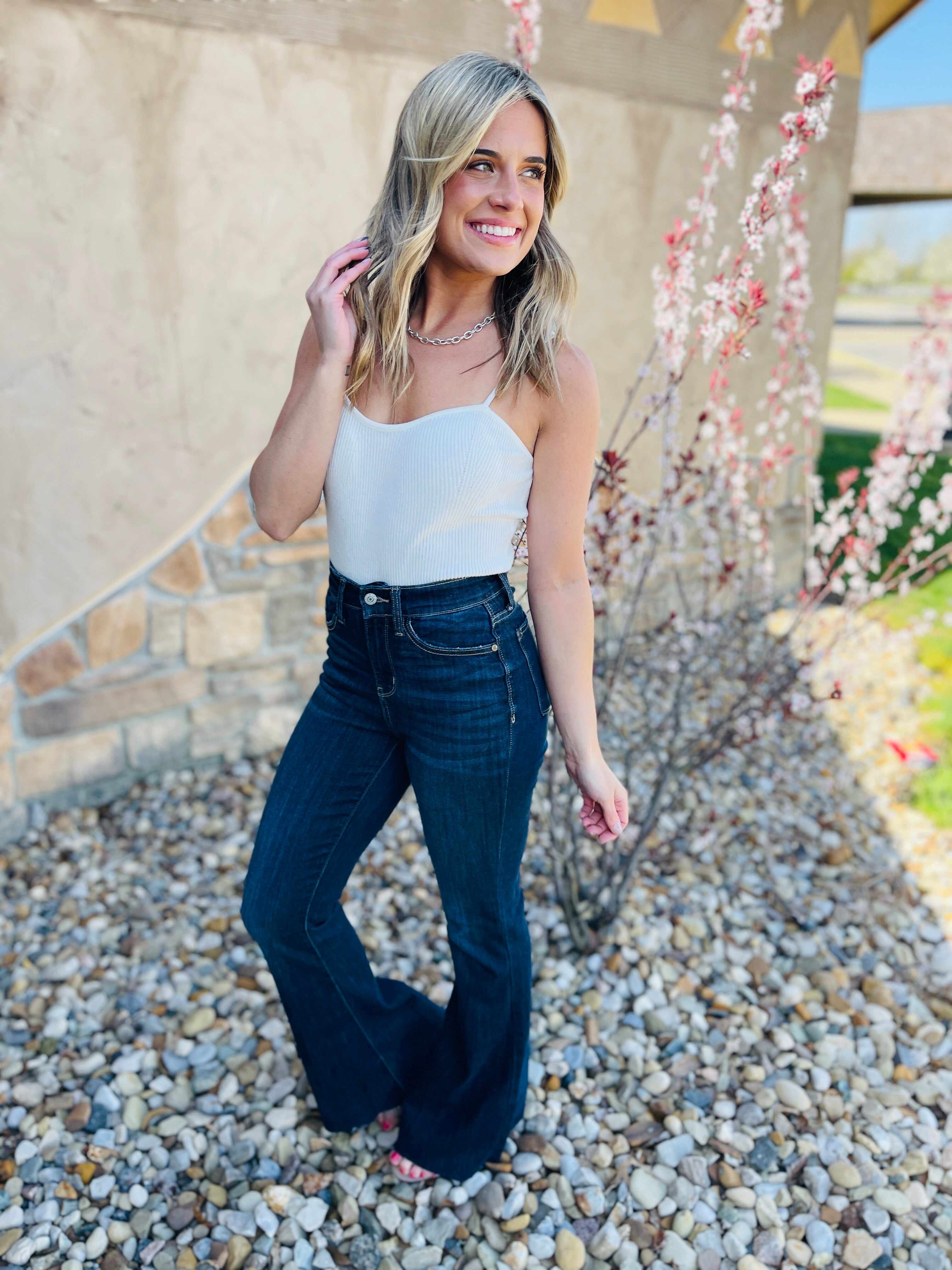 RESTOCK! REG/CURVY See Ya There Flare Jeans