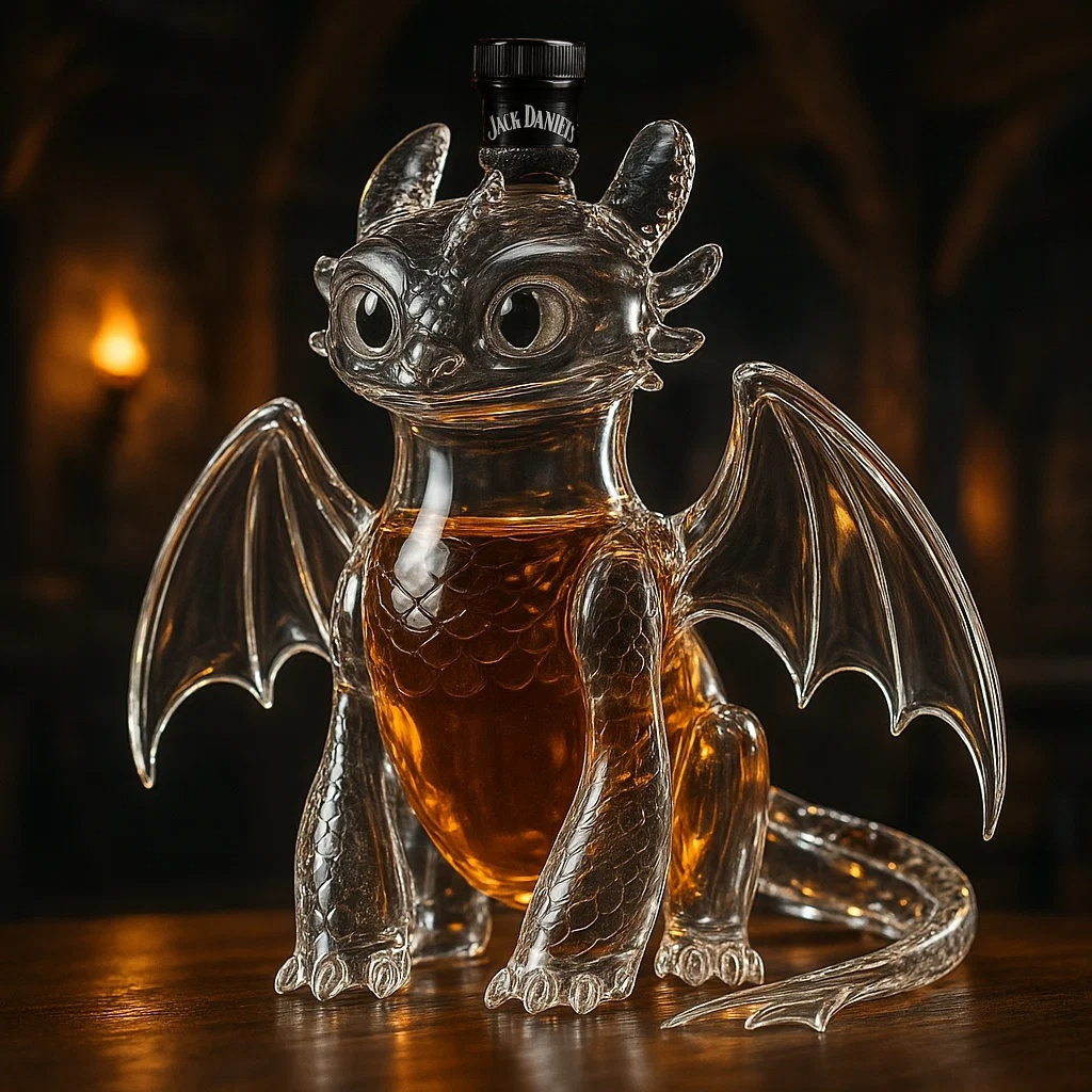 Toothless Whiskey bottle