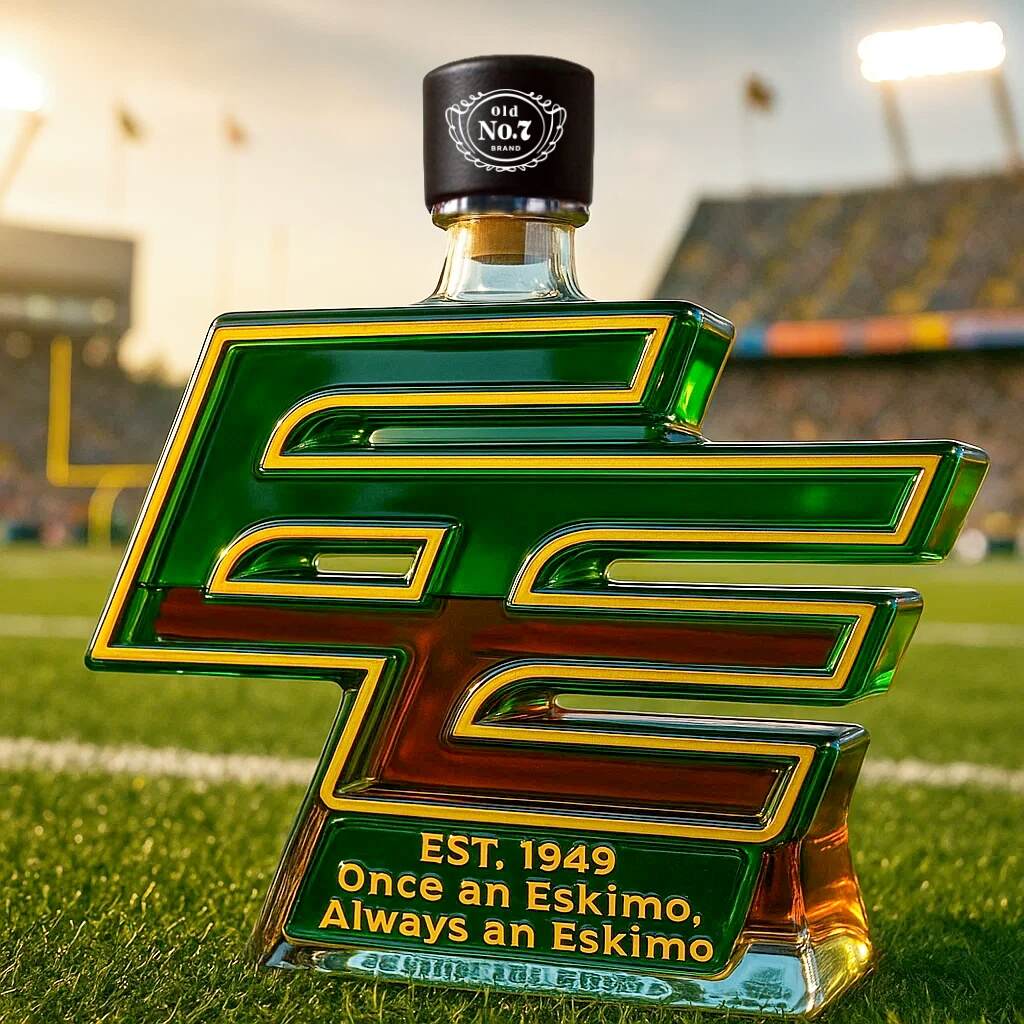 Edmonton Elks Limited Edition Whisky Bottle