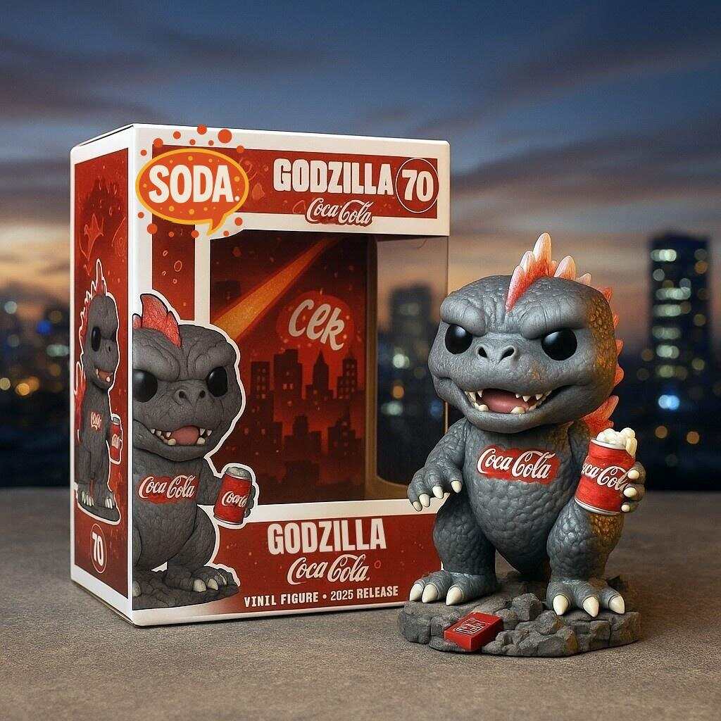 Soda X GODZILLA 70th Anniversary Pop Figure