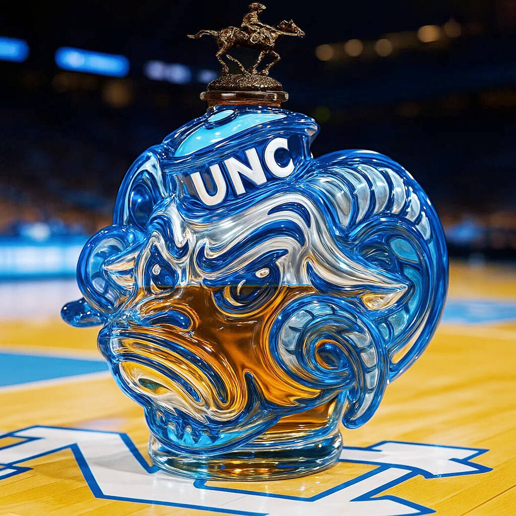 UNC Rameses Whisky Bottle