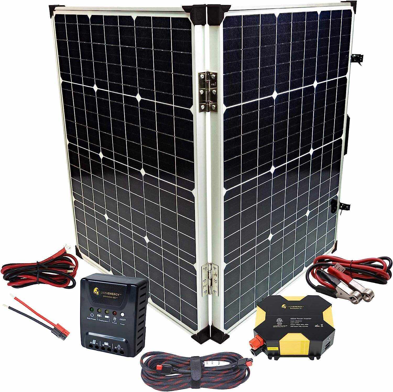 12V DIY Solar Power Kit with 400W Inverter