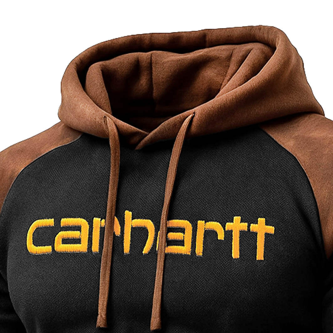 Men's Vintage Western Cowboy Embroidered Hoodie