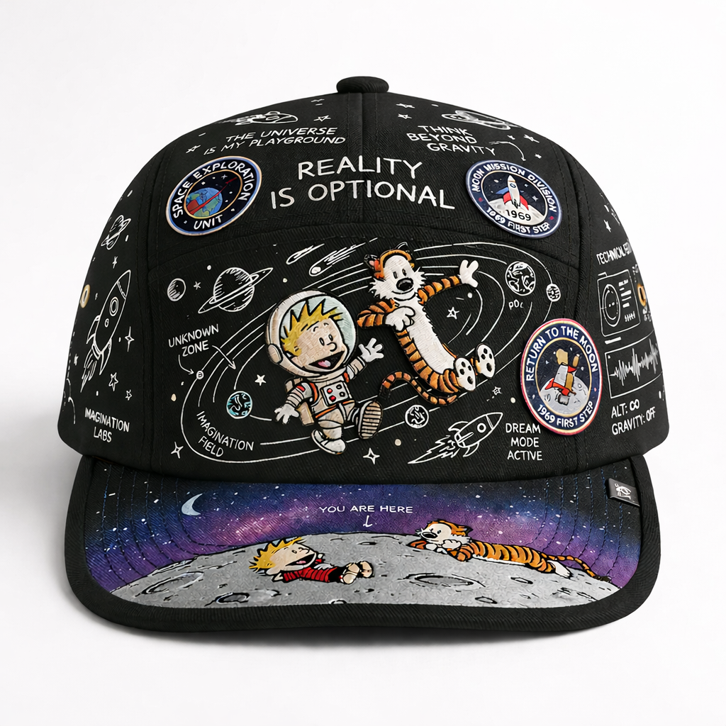 Calvin and Hobbes Space Adventure Cap