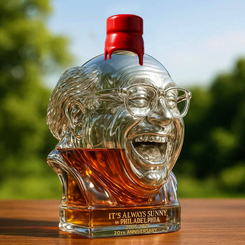 Frank Reynolds Whiskey Bottle-Celebrating the 20th anniversary of It's Always Sunny in Philadelphia
