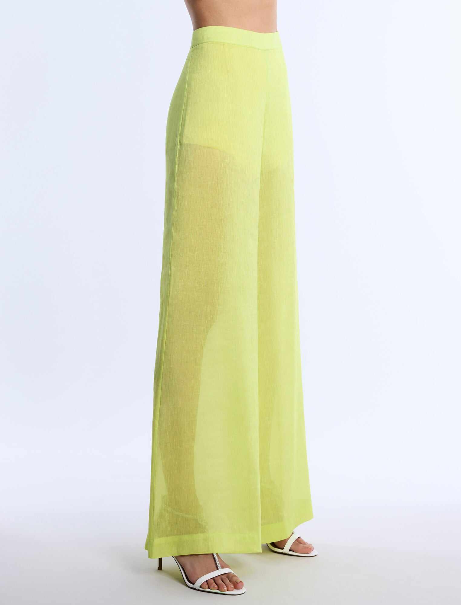 Airy Sheer Textured Pant