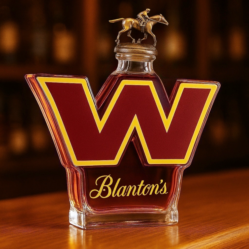 Washington Commanders Whiskey Bottle