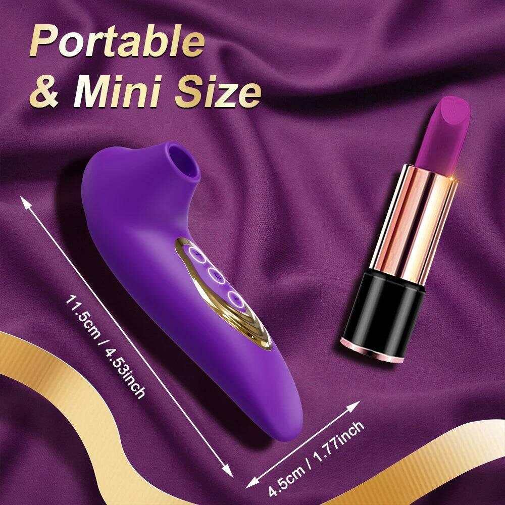 PASSION PULSE Clitoris Sucking Vibrator Nipple & Clit Stimulator