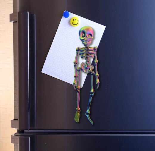 🎃Halloween Hot Sale 49% OFF 💀✨3D Printed Vintage Skeleton Magnetic Figurine 🎃