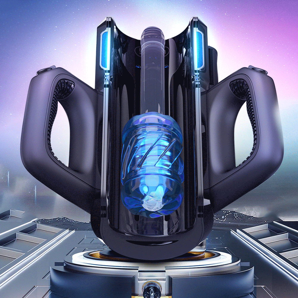 Thrusting-pro 12cm Long Piston Telescopic Male Masturbator