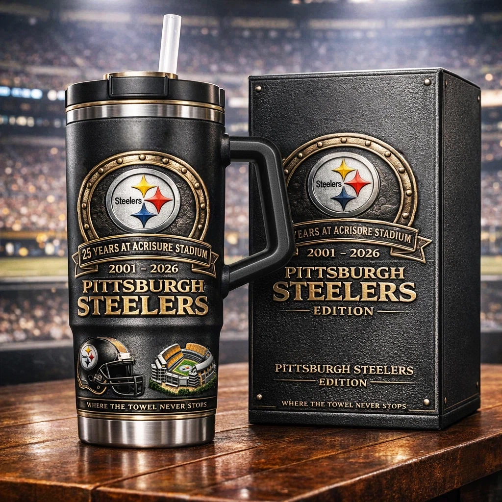 Pittsburgh Steelers Black & Gold Legacy Tumbler