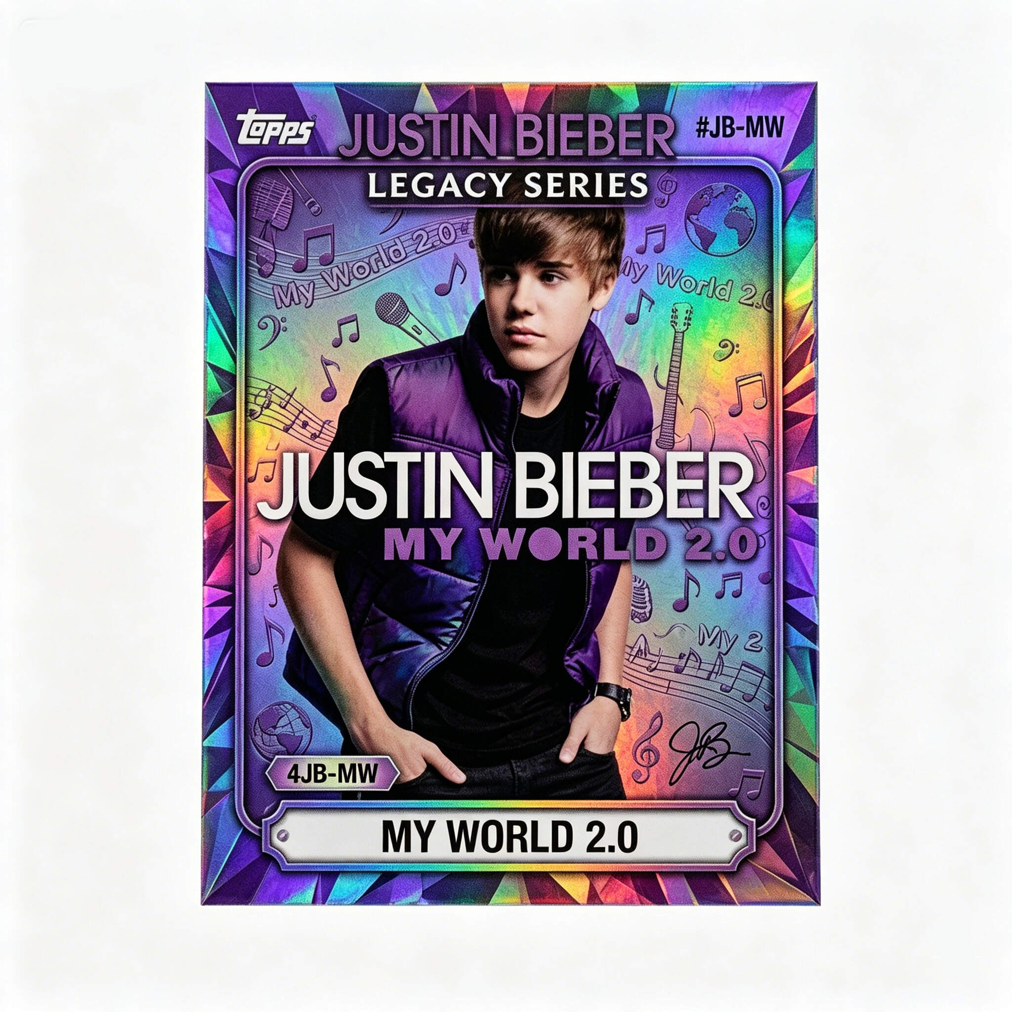 Justin Bieber Legacy Series Collector Cards – Limited Edition