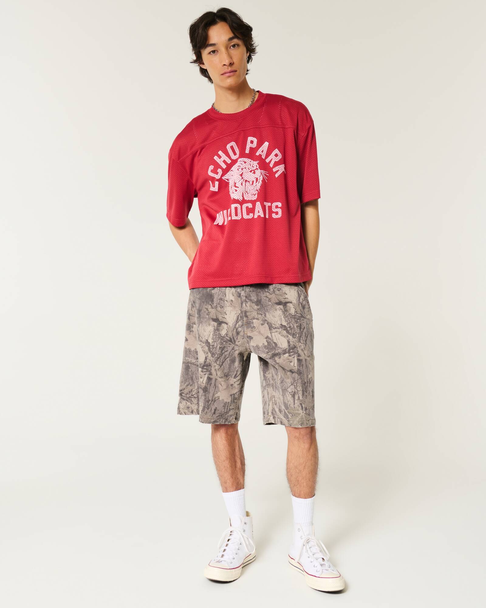 Washed Black Baggy Denim Shorts