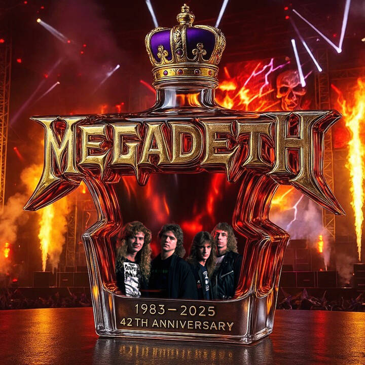 Megadeth Whiskey Bottle