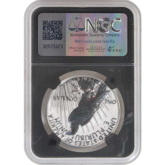 2023 6 PC Morgan and Peace Silver Dollars NGC MS70/PF70/ Reverse PF70 Advance Releases signed by Edmund C. Moy & David Ryder U.S. Mint Directors