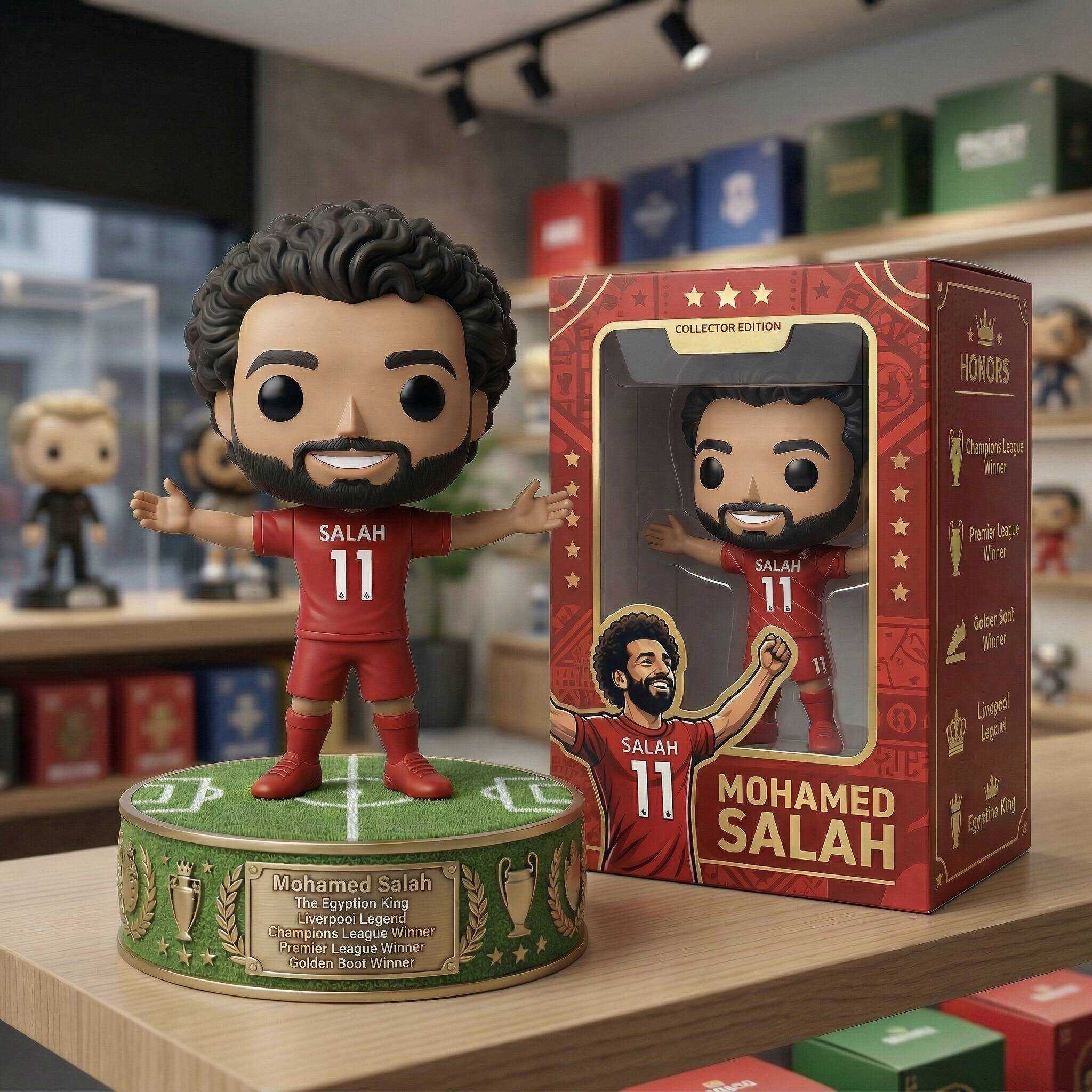 Salah Liverpool Legend Commemorative Figurine