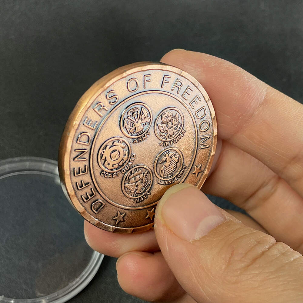 Eagle Head Military Coin