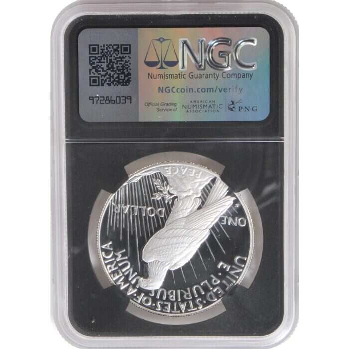 2023 6 PC Morgan and Peace Silver Dollars NGC MS70/PF70/ Reverse PF70 Advance Releases signed by Edmund C. Moy & David Ryder U.S. Mint Directors