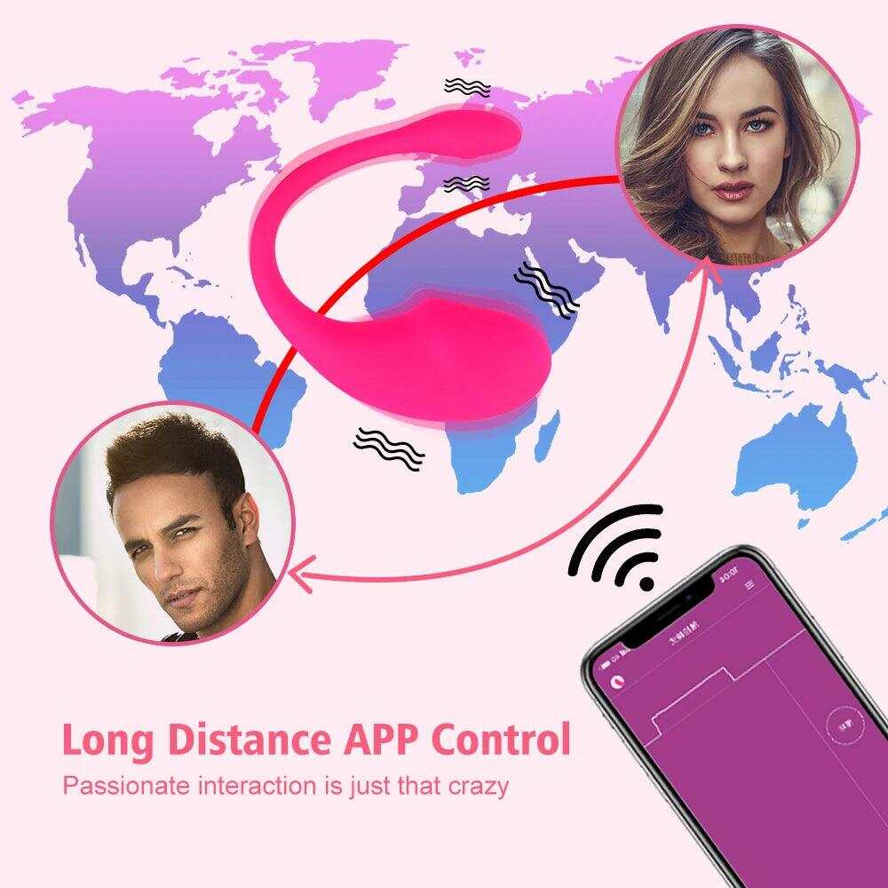 Wireless Bluetooth G-Spot Vibrator – App-Controlled Wearable Clit Egg for Panty Play