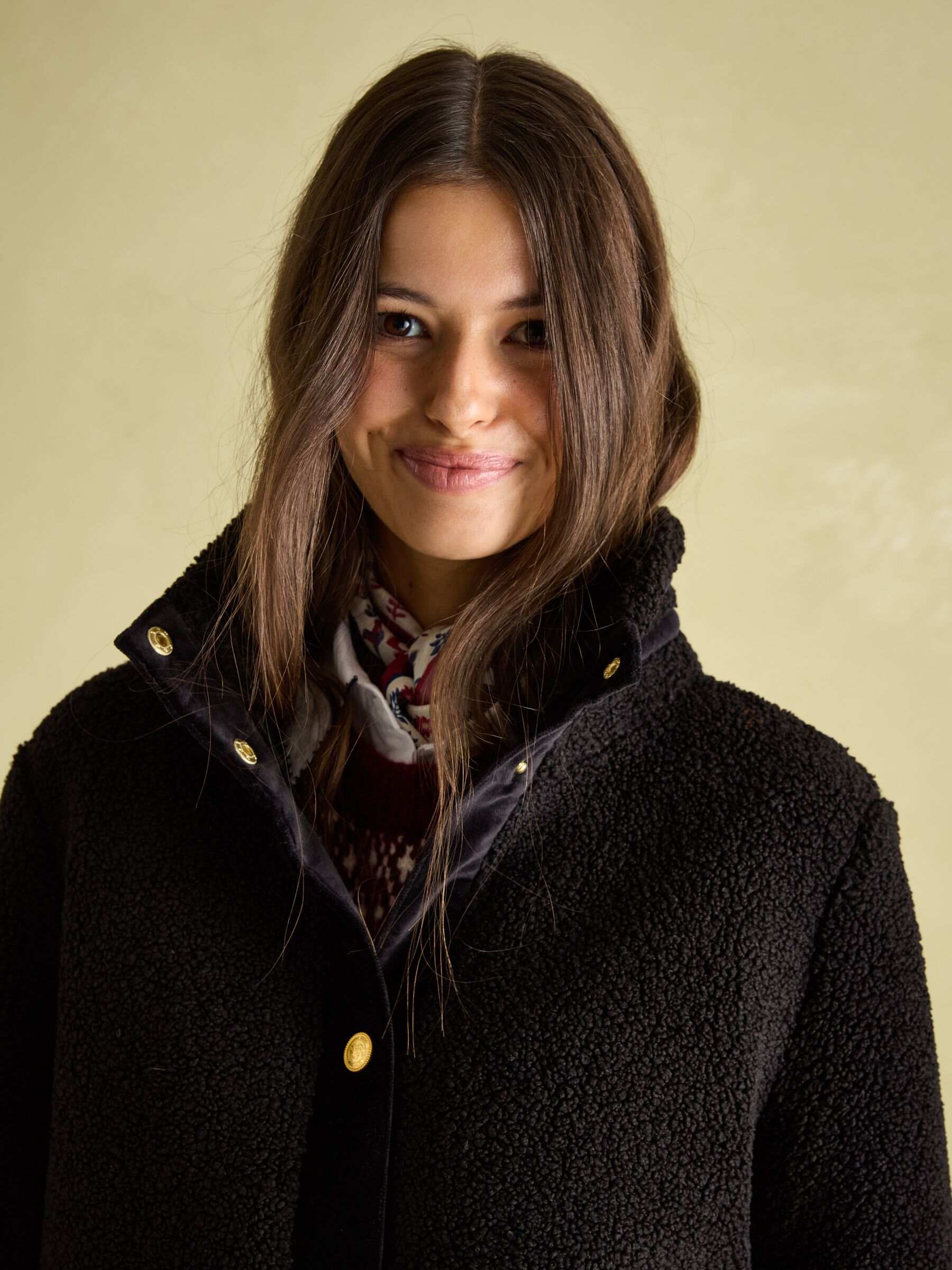 Fleur Red Fleece Jacket