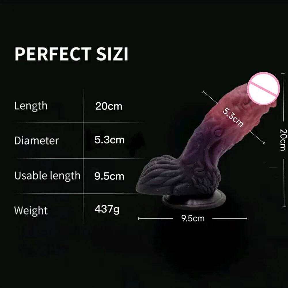 BDSM Monster Dildo – Horse, Dragon, and Dog-Inspired Realistic Suction Cup Toy