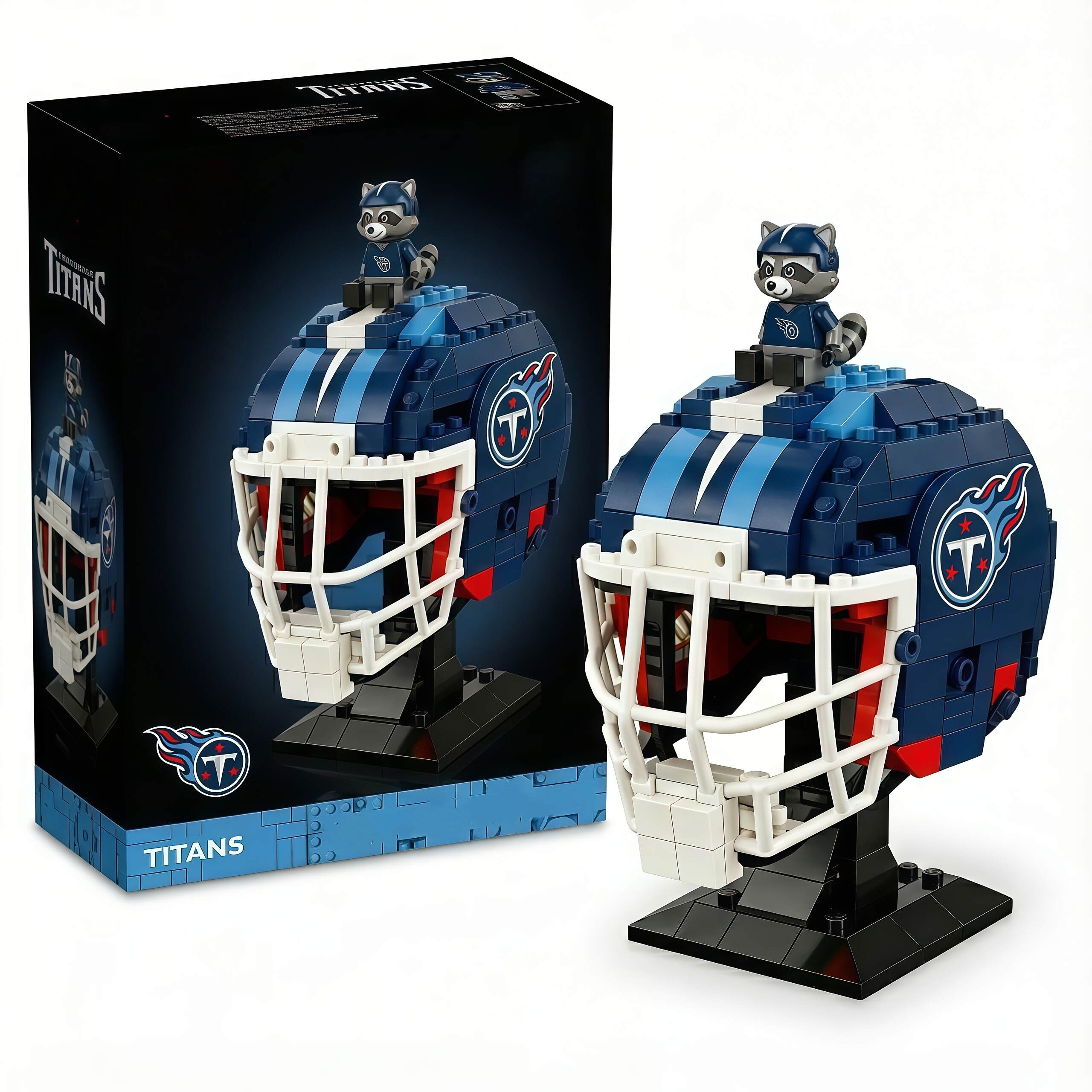American Pro Football Brick Helmet Collector Brick Set