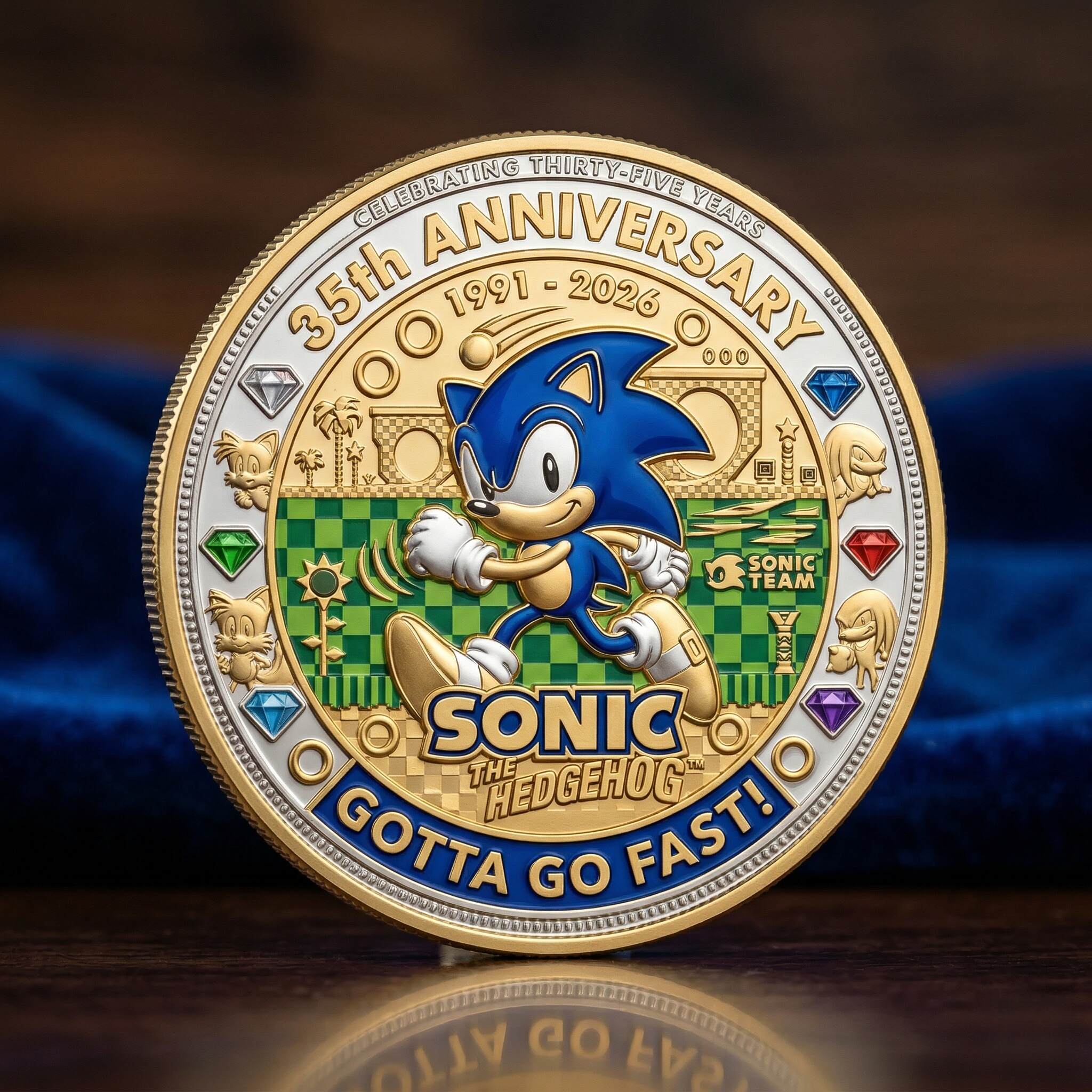 Sonic 35th Anniversary Legacy Coin