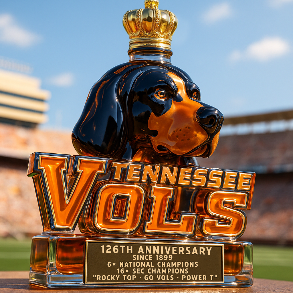 Tennessee Volunteers Glory Whiskey Bottle