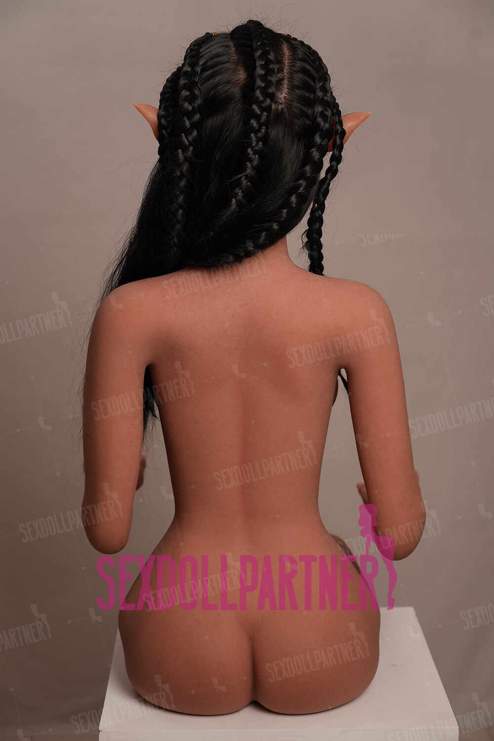 EU Stock - YAMIEE Sia 5.15ft /157cm 1073E Silicone Head TPE Body Tan Elf Hentai Alien Girl Sex Doll